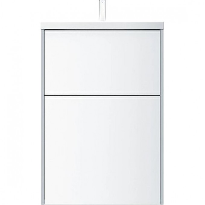 База под раковину AM.PM SPIRIT 2.1 универсальная, 80 см, 2 ящика push-to-open, белый глянец M71AFXX0802WG