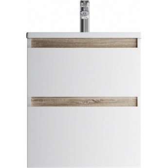 База под раковину, подвесная, 55 см, 2 ящика, белый глянец AM.PM X-JOY