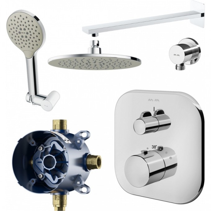 Душевая система AM.PM с термостатом Хром FM005RH00