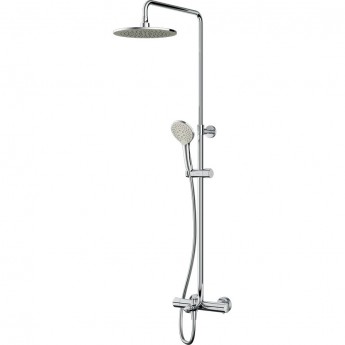 Душевая система AM.PM SPIRIT V2.0 F0750A522 смеситель для ванны/душа с термостатом, верхний душ, ручной душ, душевая штанга Душевая система AM.PM SPIRIT V2.0 F0750A522 смеситель для ванны/душа с термостатом, верхний душ, ручной душ, душевая штанга