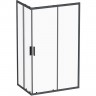 Душевое ограждение AM.PM GEM S TWIN SLIDE 120x80, профиль черный мат. W93G-404-120280-BT