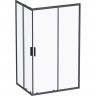 Душевое ограждение AM.PM GEM S TWIN SLIDE 120x90, профиль черный мат. W93G-404-120290-BT