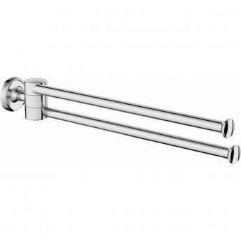 Двойная вешалка-вертушка для полотенец AM.PM Serenity, 36 см, хром