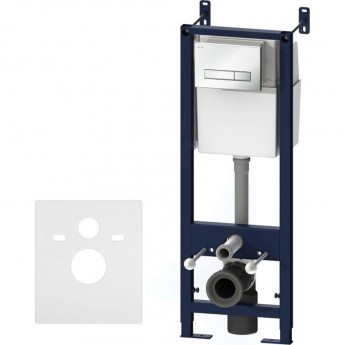 Инсталляция AM.PM START для подвесного унитаза с механической клавишей Start S пластик, глянц белый I012703.0201 Инсталляция AM.PM START для подвесного унитаза с механической клавишей Start S пластик, глянц белый I012703.0201