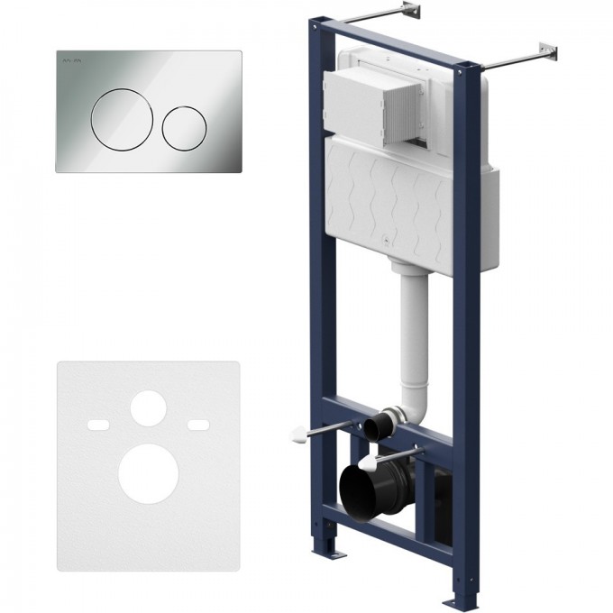 Инсталляция для подвесного унитаза с пневматической клавишей Pro L AM.PM I012704.9051