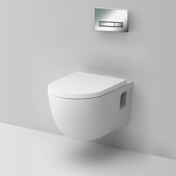 Инсталляция с подвесным унитазом FlashClean, с сиденьеи микролифт и клавишей AM.PM LIKE