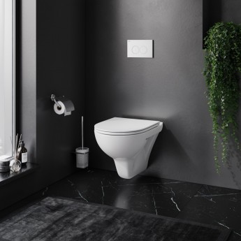 Инсталляция с подвесным унитазом FlashClean, с сиденьем микролифт и клавишей AM.PM