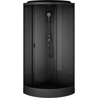 Кабина душевая AM.PM GEM 90x90, 1/4 круга, профиль черный, стекло прозрачное W90C-401-090BT Кабина душевая AM.PM GEM 90x90, 1/4 круга, профиль черный, стекло прозрачное W90C-401-090BT