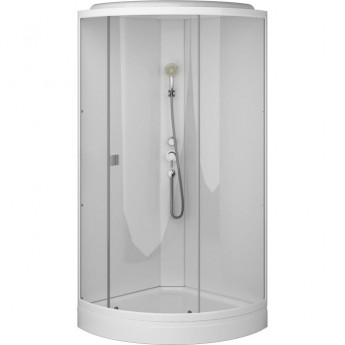 Кабина гидромассажная AM.PM X-JOY 90х90, стекло прозрачное, профиль белый W88C-301-090WT64 Кабина гидромассажная AM.PM X-JOY 90х90, стекло прозрачное, профиль белый W88C-301-090WT64