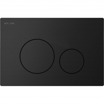 Клавиша для инсталляции пневматическая, черный матовый AM.PM