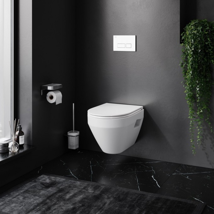 Комплект: Инсталляция с подвесным унитазом FlashClean, с сиденьем микролифт и клавишей AM.PM SPIRIT 2.0 IS47001.701738