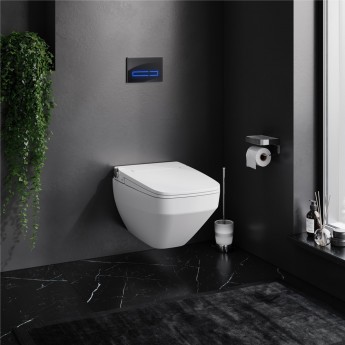 Комплект: Инсталляция с с подвесным унитазом FlashClean, с электронной крышкой-биде CleanCare и клавишей AM.PM INSPIRE 2.0 I
