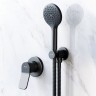 Набор: смеситель для душа, душевой набор и шланговое присоединение AM.PM X-JOY FB85A2H022