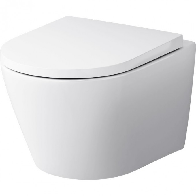 Подвесной унитаз AM.PM SENSE FLASHCLEAN с сиденьем микролифт C741701SC