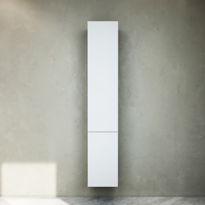 Шкаф-пенал подвесной 30 см, правый, белый глянец AM.PM GEM M90CHR0306WG