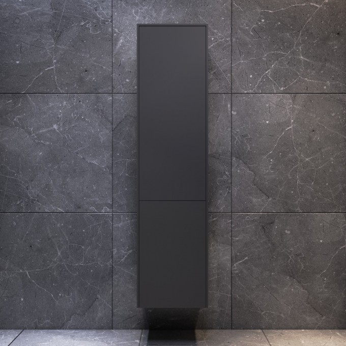 Шкаф-пенал подвесной 40 см, универсальный, графит матовый AM.PM INSPIRE 2.0 M50ACHX0406GM