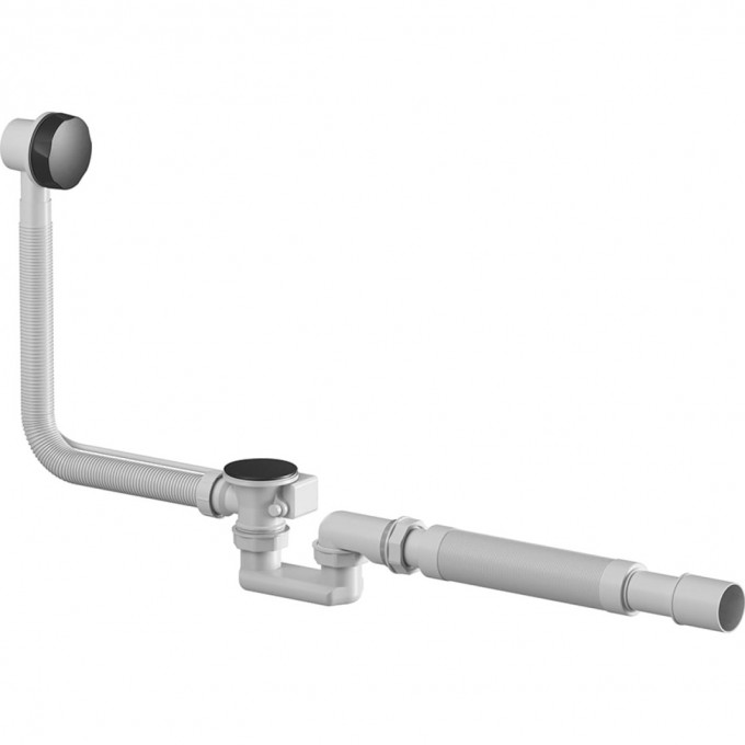 Слив-перелив для ванны AM.PM длина 600 мм, полуавтомат, черный W90A-000-OflB