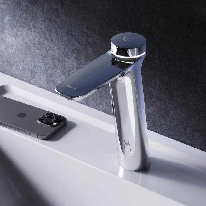 Смеситель для раковины TouchReel электронный высокий, с донным клапаном AM.PM INSPIRE 2.0 F50A93400