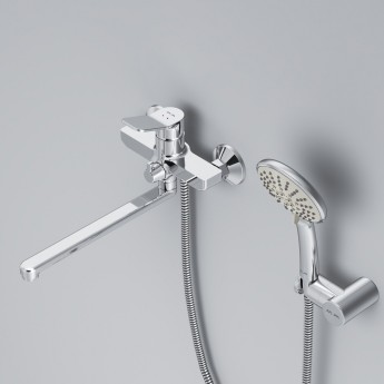 Смеситель для ванны и душа с душевым набором, излив 300 мм AM.PM F88A95000