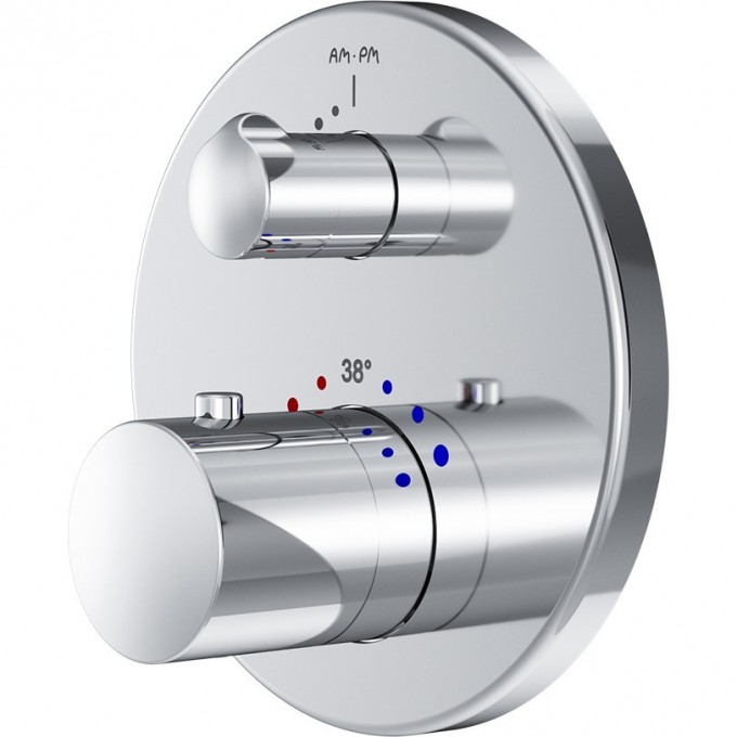 Смеситель для ванны и душа с термостатом, монтируемый в стену AM.PM LIKE F8085500