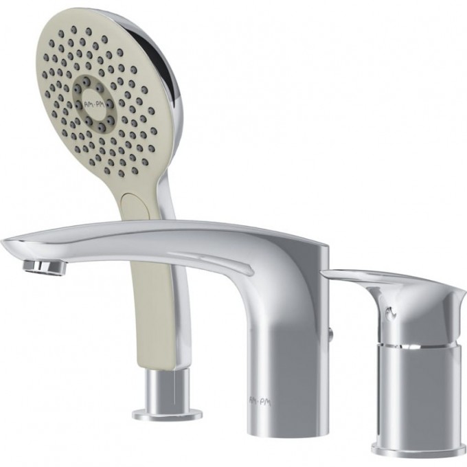 Смеситель на борт ванны, трёхсекционный AM.PM F50A01300